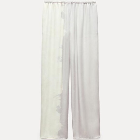 Zara Pants - ZARA TIE DYE PRINTED PAJAMA-STYLE PANTS - MEDIUM